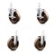 Service Caster 5 Inch High Temp Phenolic Wheel Swivel 3/4 Inch Square Stem Caster Brakes, 2PK SCC-SQ20S514-PHSHT-TLB-34-2-S-2 - alternate 1